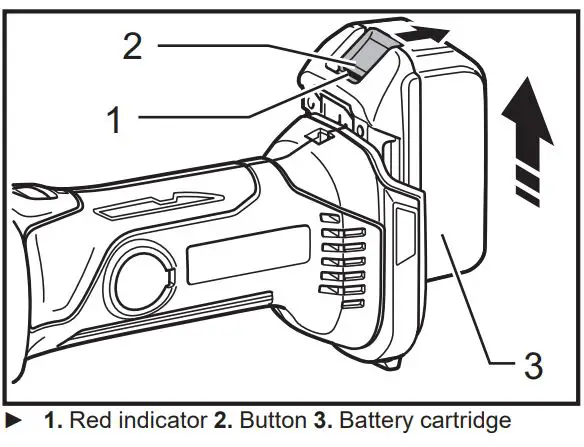 makita DCO140 Cordless Cut-Out Tool Instruction Manual - Installing or removing battery cartridge