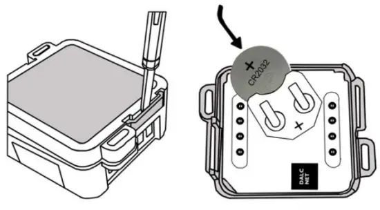 CASAMBI CBU 8PUSH Lighting System - BATTERY INSTALLATION