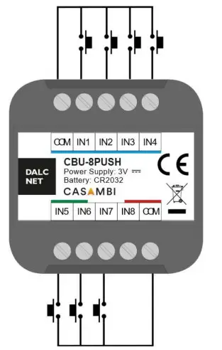 CASAMBI CBU 8PUSH Lighting System - INSTALLATION 3