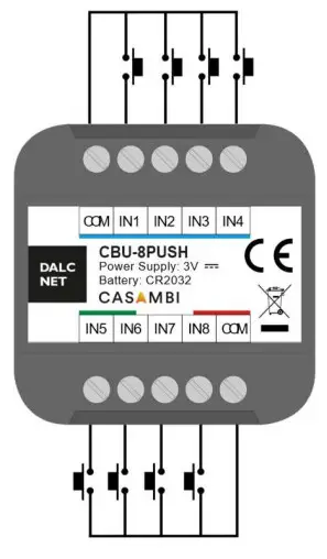 CASAMBI CBU 8PUSH Lighting System - INSTALLATION 4