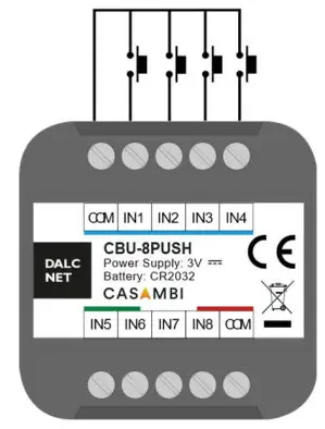 CASAMBI CBU 8PUSH Lighting System - INSTALLATION