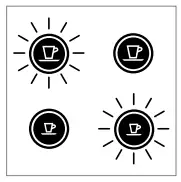 Nespresso Citiz&Milk C122 LEDs blink