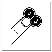 Nespresso Citiz&Milk C122 press the Espresso or Lungo button