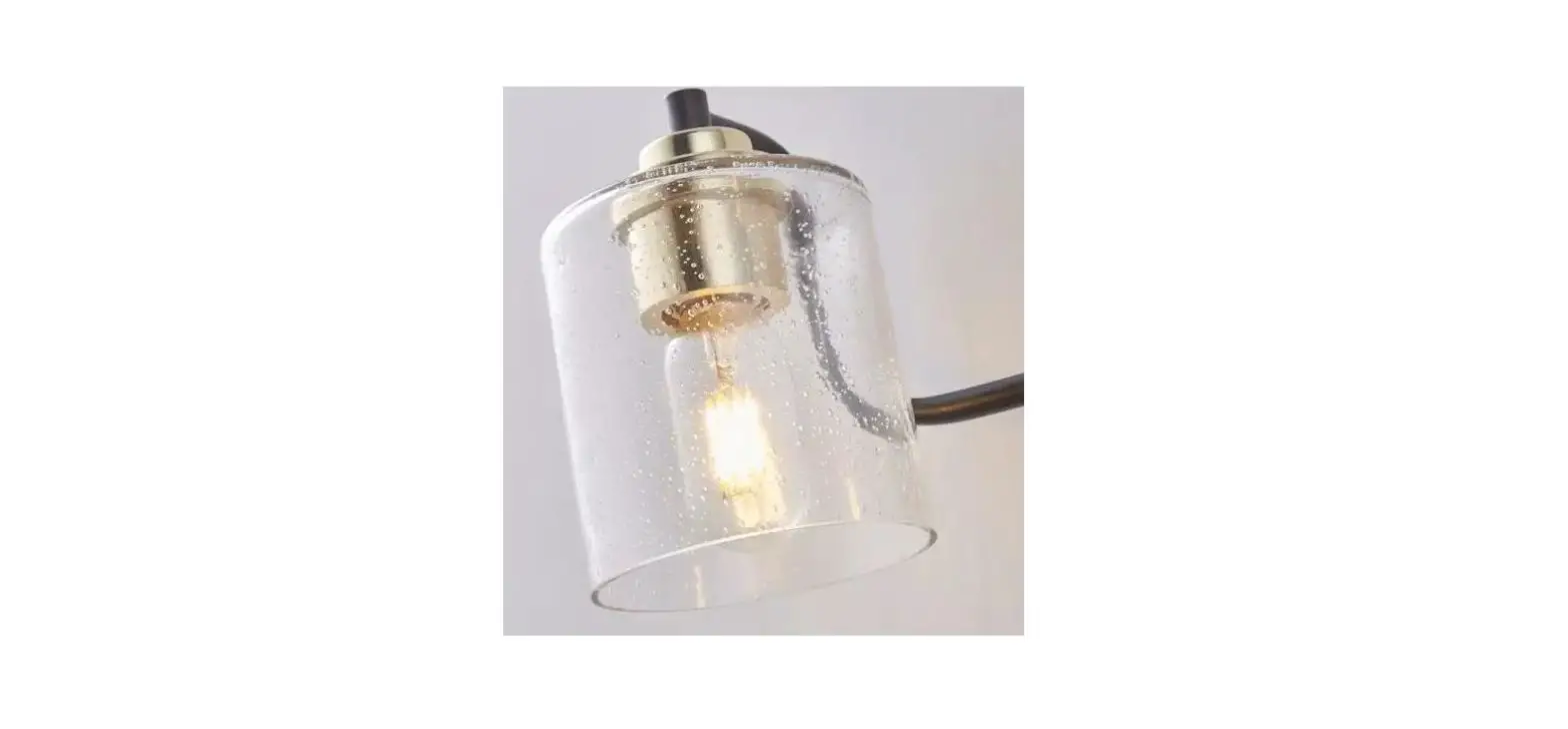 Exbrite Ho11vl1402acmbe26 Industrialvl 31.75 Inch 4-light Brass Black Vanity Light Instruction Manual