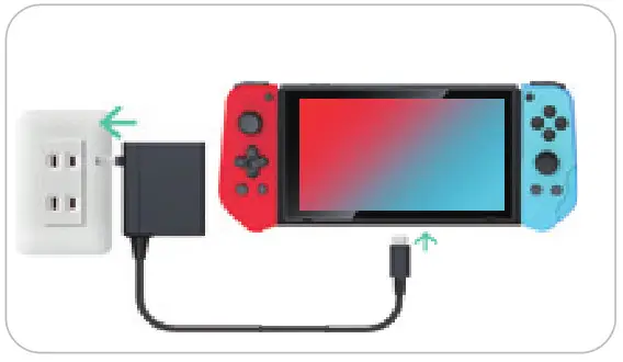 JYS NS168 Alter Native Controller with Grip for Switch - charging