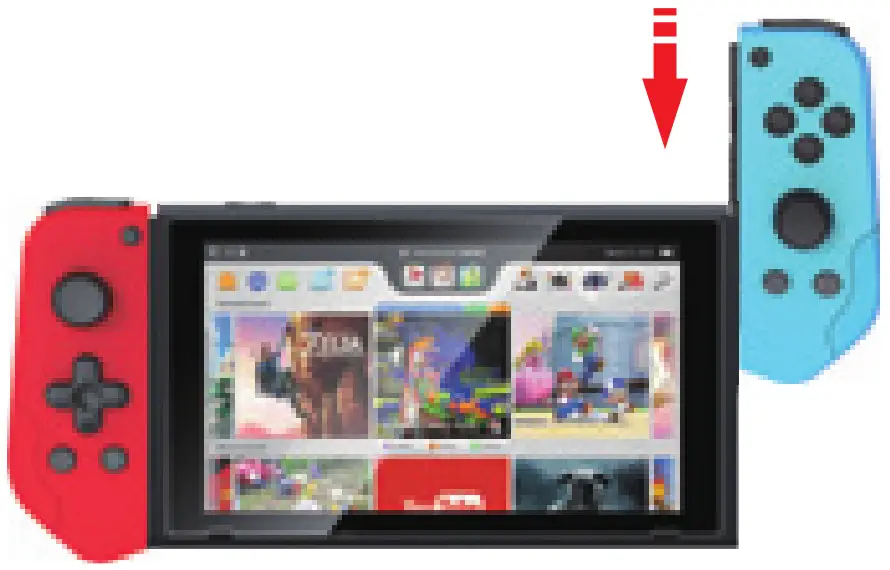 JYS NS168 Alter Native Controller with Grip for Switch - controal