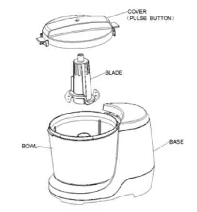 Continental CE-FP001 Food Chopper User Manual - SAVE THESE INSTRUCTIONS FOR FUTURE REFERENCE