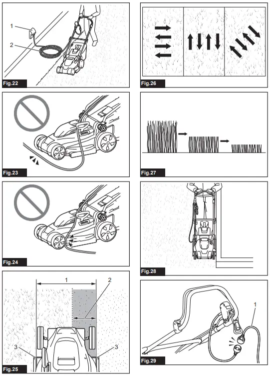 makita ELM3320 Electric Lawn Mower - 3