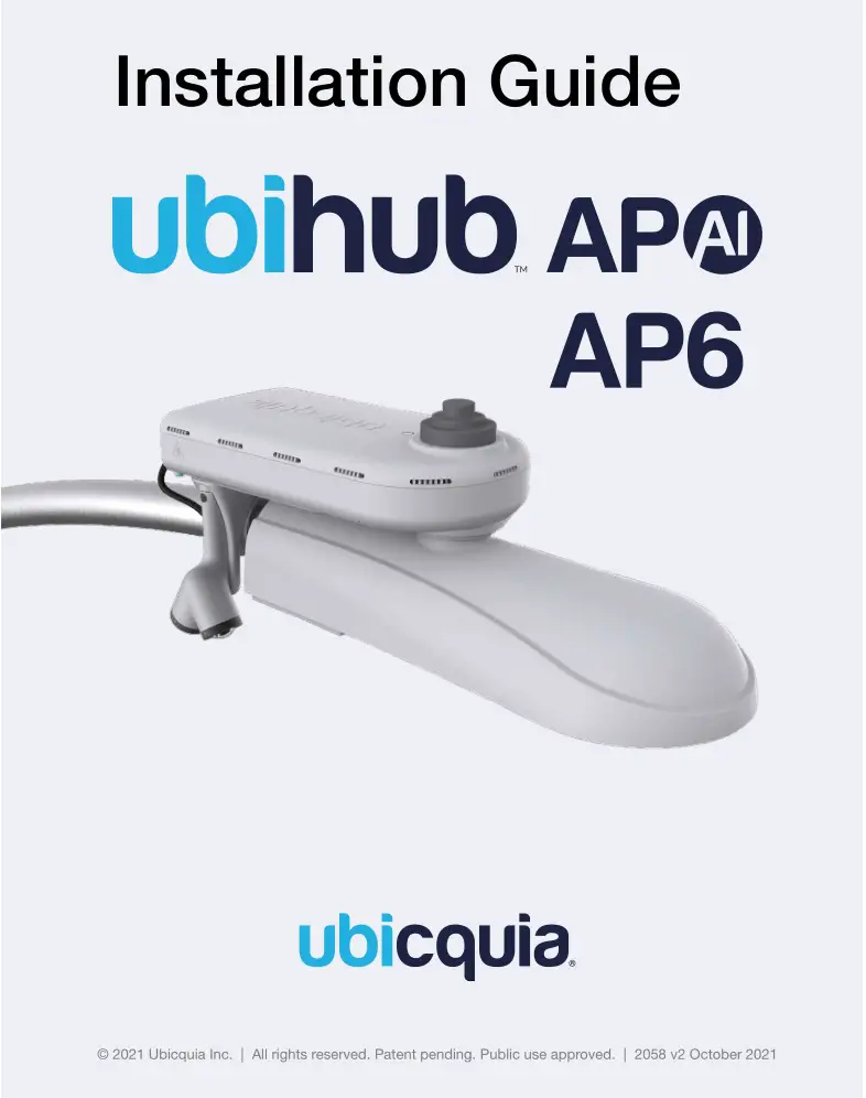 ubicquia APAI Ubihub Simply Connected Simply Smart Installation Guide