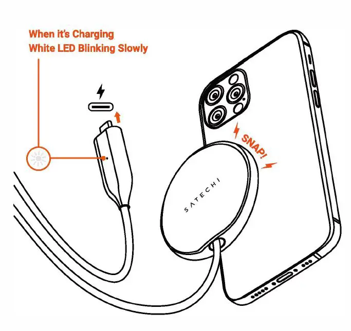 SATECHI ST-UCQIMCM Magnetic Wireless Charging Cable 1