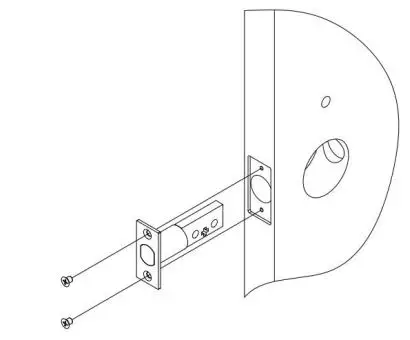 ARIZE ASL120 Series Smart Lock - When you install the mortise lock