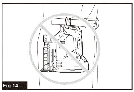 makita PT001G Cordless Pin Nailer FIG 14