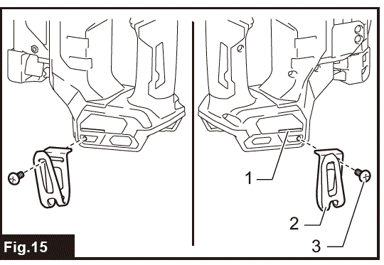 makita PT001G Cordless Pin Nailer FIG 15