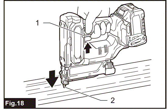 makita PT001G Cordless Pin Nailer FIG 18