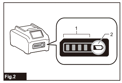 makita PT001G Cordless Pin Nailer FIG 2