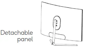 kogan KAMN27RQ1LB 27 Inch Curved Gaming Monitor - Detachable1