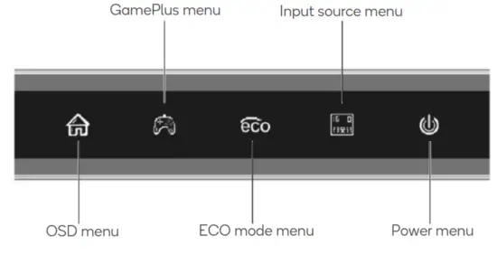 kogan KAMN27RQ1LB 27 Inch Curved Gaming Monitor - GamePlus menu