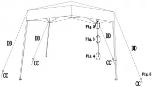 UBERHAUS Foldable Sun Shelter - Features