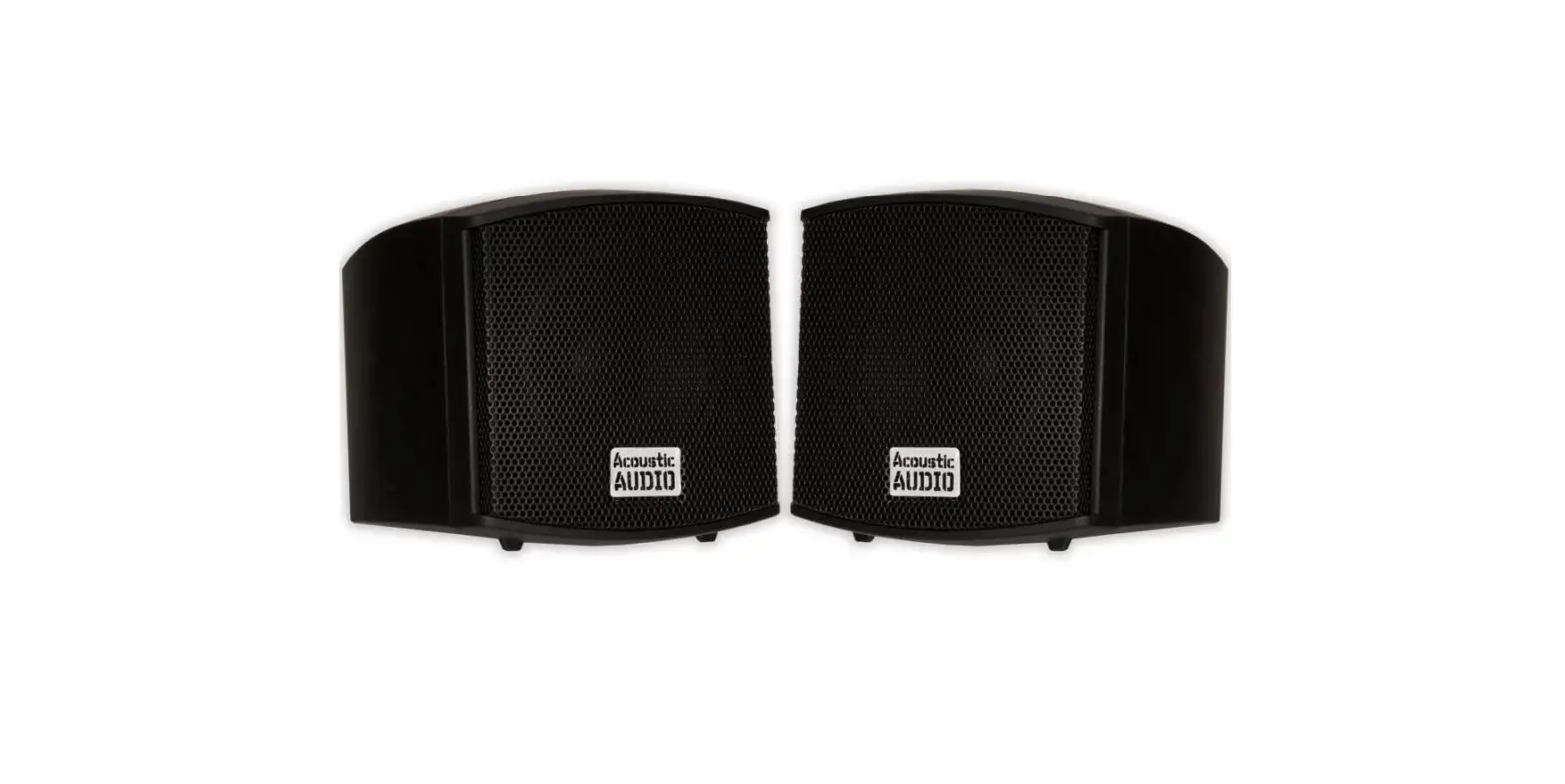 Acoustic Audio Aa321b Mountable Indoor Speakers-complete Features/user Guide