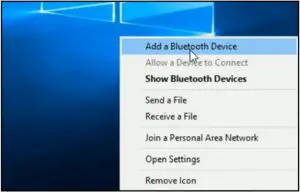 Connecting Bluetooth device Interface