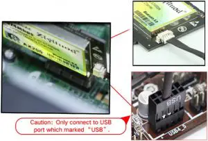 Connecting Bluetooth Cable