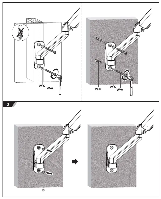 DELTACO-ARM-0360-Counterbalance-Monitor-Wall-Mount-4