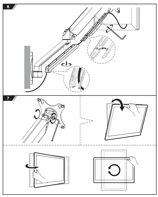 DELTACO-ARM-0360-Counterbalance-Monitor-Wall-Mount-7