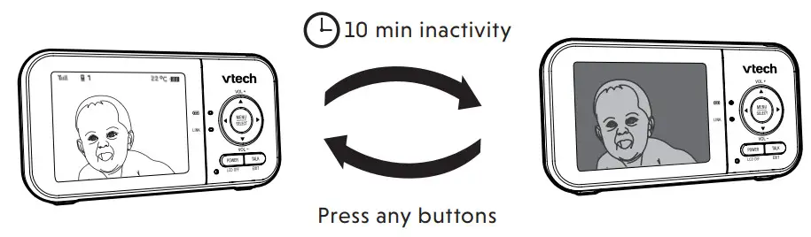 vtech VM3254 2 Video Baby Monitor - figure 15