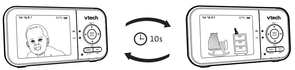 vtech VM3254 2 Video Baby Monitor - figure 18