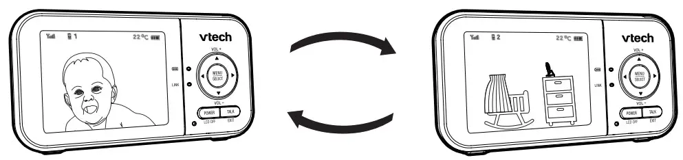 vtech VM3254 2 Video Baby Monitor - figure 19