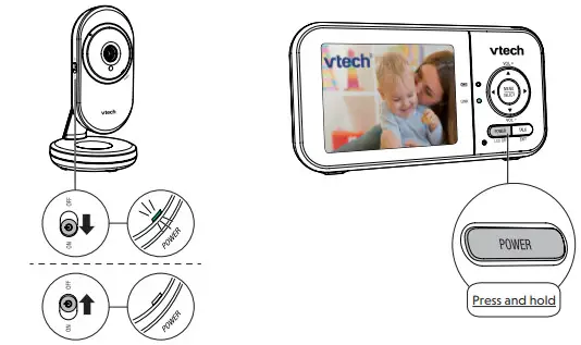 vtech VM3254 2 Video Baby Monitor - figure 3