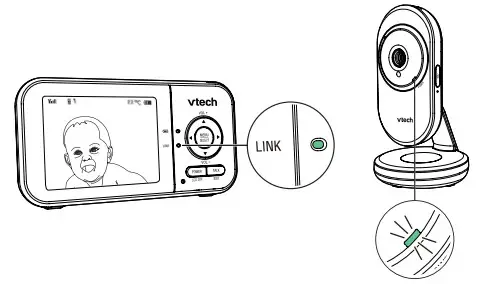 vtech VM3254 2 Video Baby Monitor - figure 5