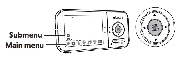 vtech VM3254 2 Video Baby Monitor - figure 6