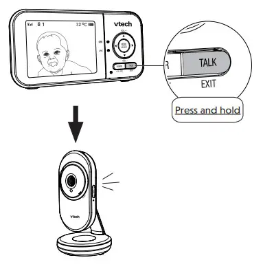 vtech VM3254 2 Video Baby Monitor - figure 7