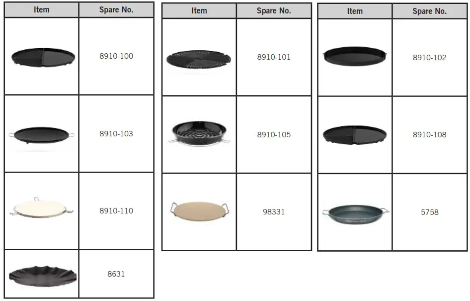 CADAC 8910 28mBar and 50mBar CARRI CHEF 2 - Accessories
