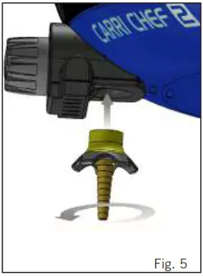 CADAC 8910 28mBar and 50mBar CARRI CHEF 2 - Fitting and Changing the Hose and Gas Cylinder