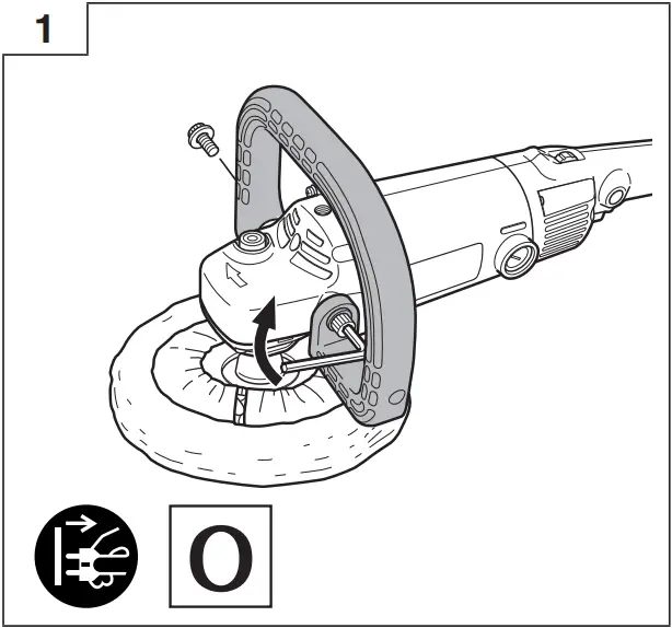 HiKOKI SP 18VA Variable Speed Sander Polisher 1