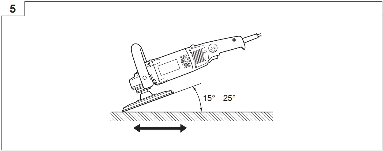 HiKOKI SP 18VA Variable Speed Sander Polisher 5