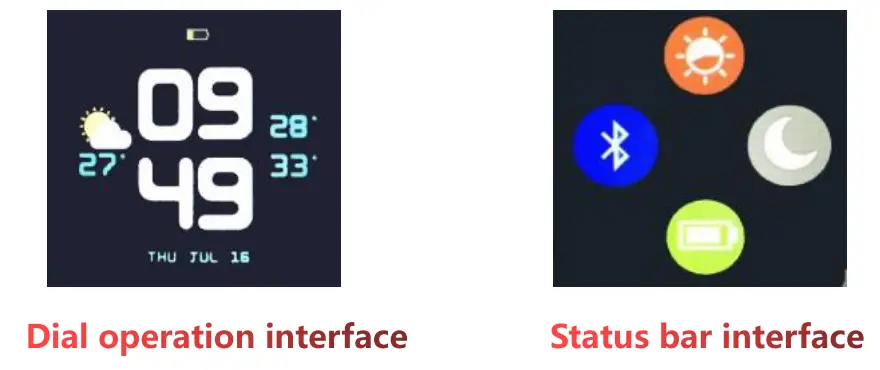 AllCall X10 Smart Watch - interface