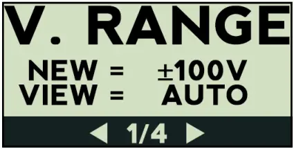 DESCO TB-3081 Body Voltage Meter Figure 2 V. Range 1
