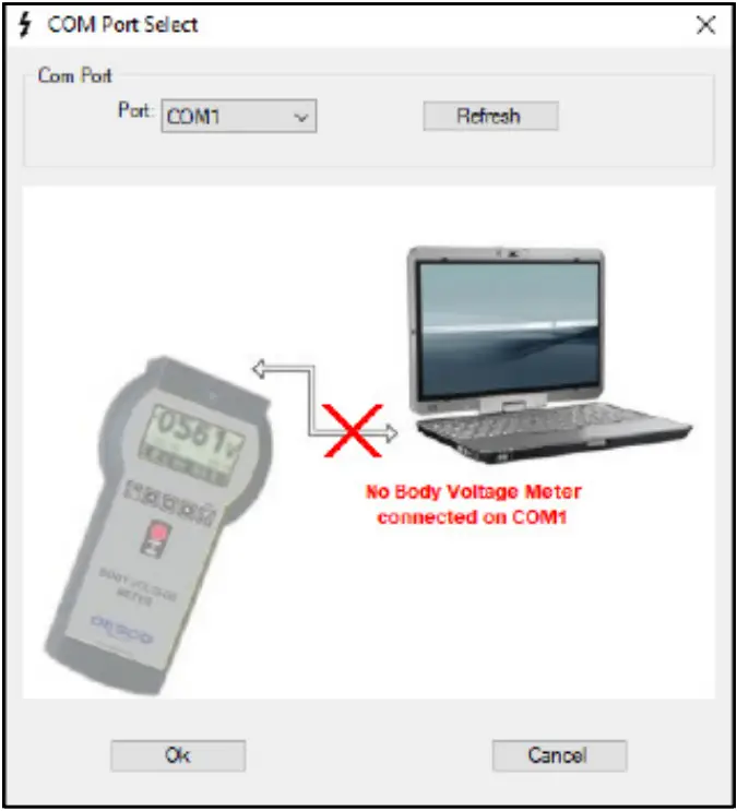 DESCO TB-3081 Body Voltage Meter Figure 6