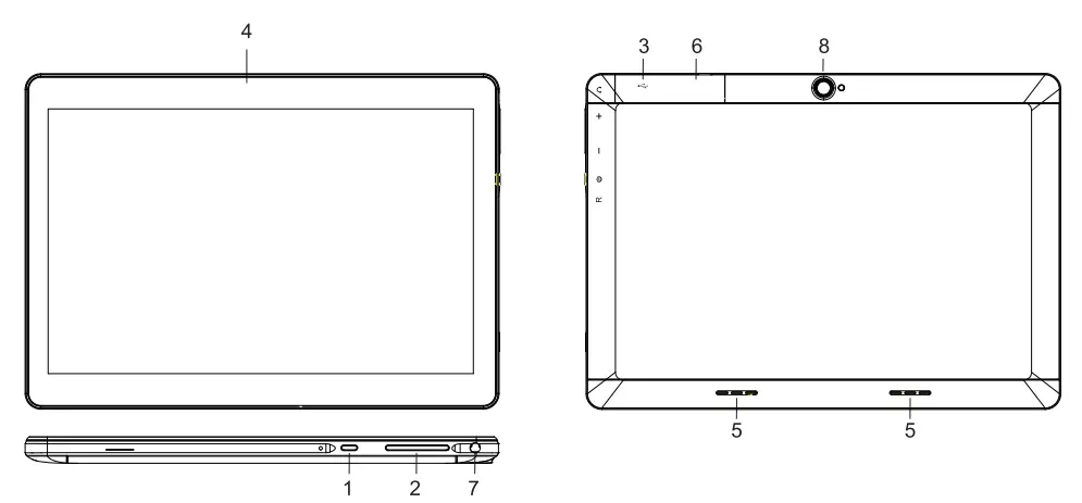 Ciber B610A103A Processor MTK6762 Internet Tablet fig 1