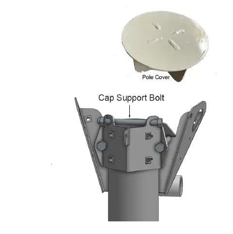 Tamarack TTP-4 4 Module Top of Pole Mount FIG 3