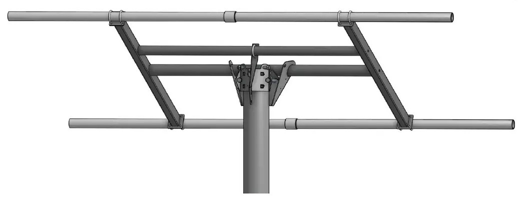 Tamarack TTP-4 4 Module Top of Pole Mount FIG 7