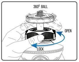 SABRENT TP-FLTP Universal Flexible Tripod with Ball Head-fig3