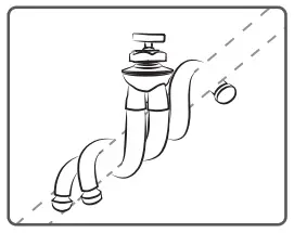 SABRENT TP-FLTP Universal Flexible Tripod with Ball Head-fig4