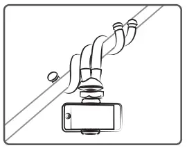 SABRENT TP-FLTP Universal Flexible Tripod with Ball Head-fig5