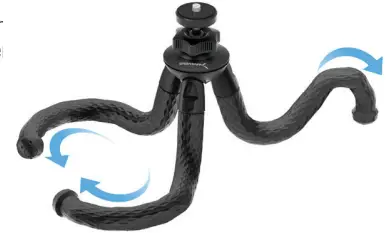 SABRENT TP-FLTP Universal Flexible Tripod with Ball Head-fig7