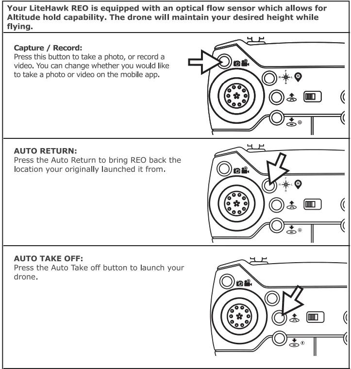 LITEHAWK 285-31422 REO HD Camera Drone-5