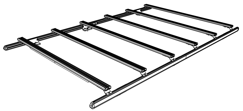 frontRUNNEROUTFITTERS KVFT001 Slimline II Roof Rack Low -